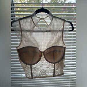 Victoria's Secret Cream Lingerie Set